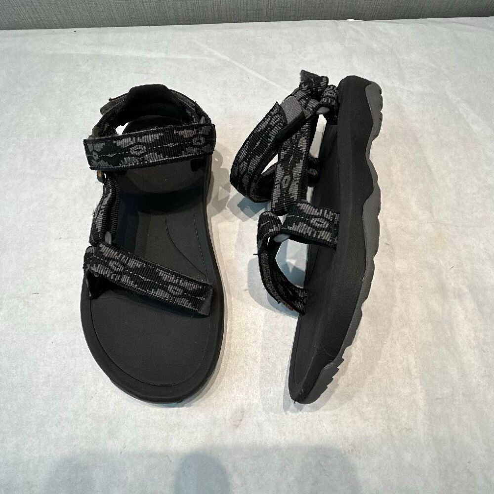 Teva Kids' Hurricane XLT 2 Sandal Sz 1 Black Gray Adjustable 1019390C Outdoors